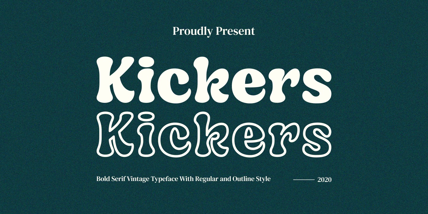フォント Kickers